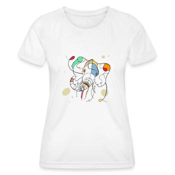 Elephant - Women's Functional T-Shirt - white - Front - AI Model Female 172 dark (172cm)