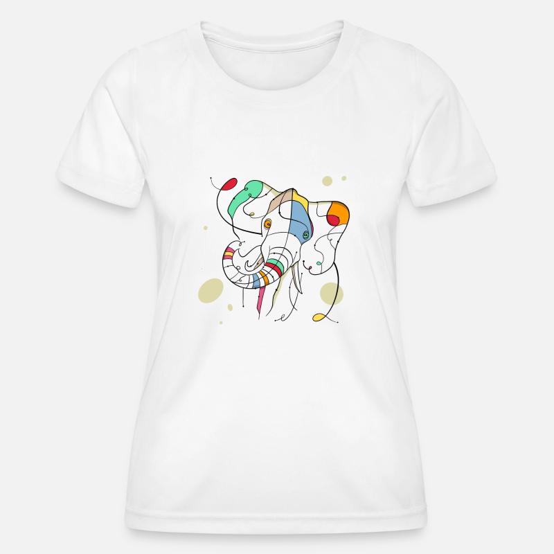 Elephant - Women's Functional T-Shirt - white