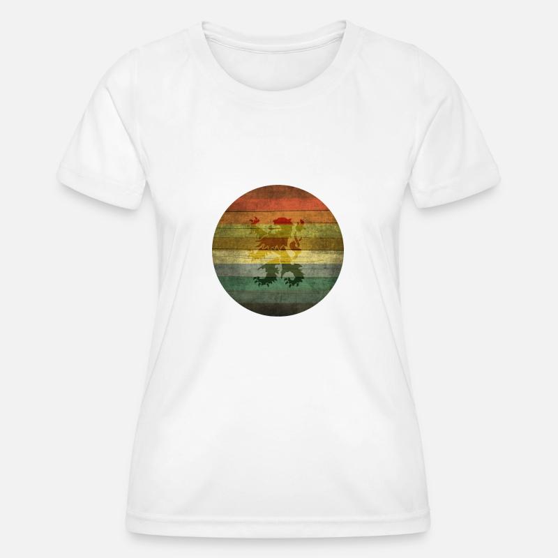 flanders sunset vintage - Women's Functional T-Shirt - white