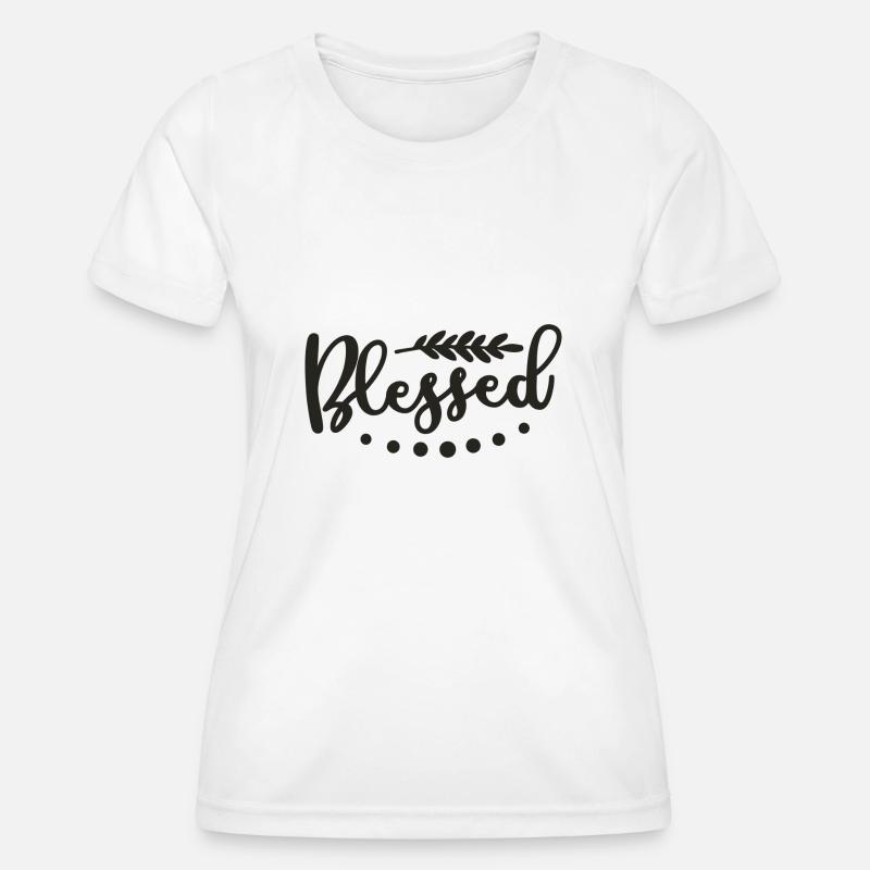 Blessed - Women's Functional T-Shirt - white