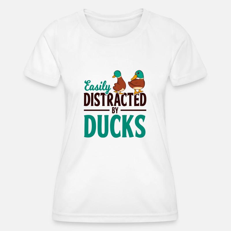 Duck Duck Gift - Women's Functional T-Shirt - white