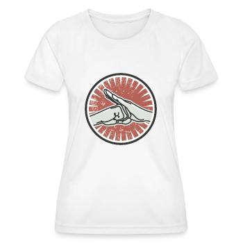 Respect - That's the way - Women's Functional T-Shirt - white - Front - AI Model Female 172 dark (172cm)