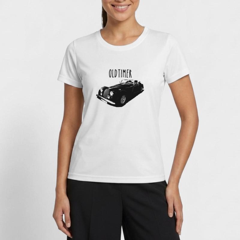 Britischer Oldtimer - Plus4 oder Plus8 Frauen Funktions-T-Shirt