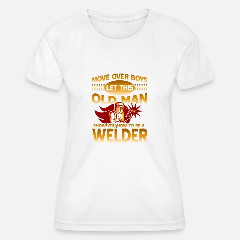 welder - Women's Functional T-Shirt - white