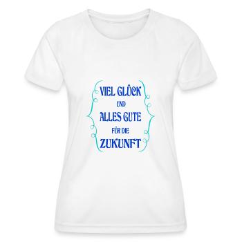 Abschied Spruch Arbeitskollege Arbeitskollegin - Frauen Funktions-T-Shirt - Weiß - Vorne - AI Model Female 172 dark (172cm)
