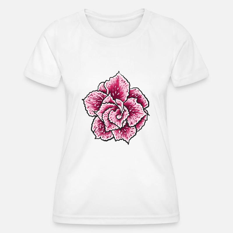 Flower - Women's Functional T-Shirt - white