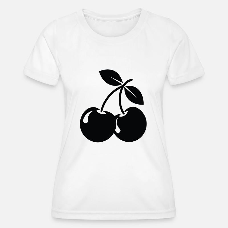Cherries - Women's Functional T-Shirt - white