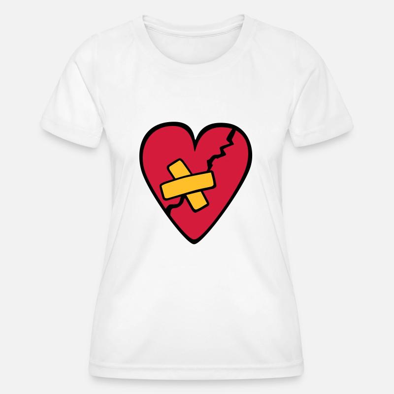 CoeurBrisé - Women's Functional T-Shirt - white