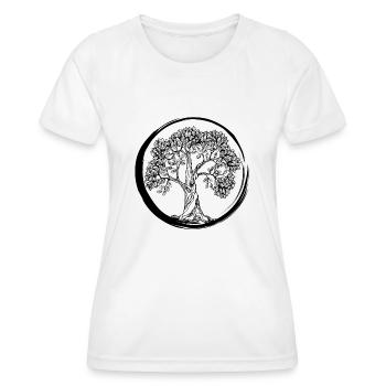 Zen - T-shirt sport Femme - blanc - Devant - AI Model Female 172 dark (172cm)