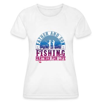 fisch, fisch, angeln, see, meer, angeln, fauna, exotisch - Frauen Funktions-T-Shirt - Weiß - Vorne - AI Model Female 172 dark (172cm)