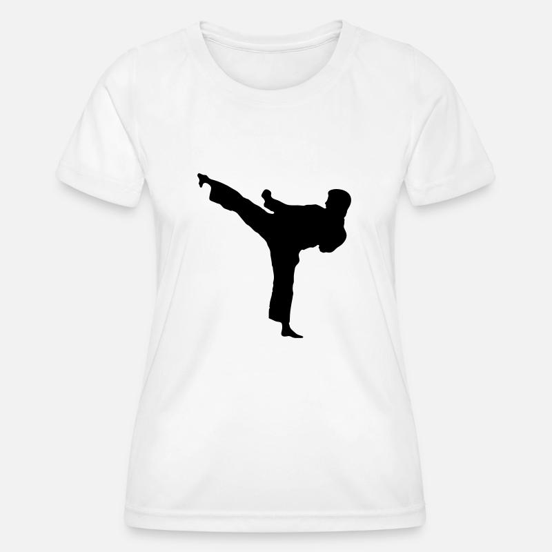 High kick to the left - Women's Functional T-Shirt - white