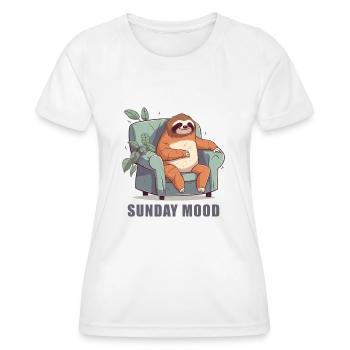 Sonntags Stimmung - Frauen Funktions-T-Shirt - Weiß - Vorne - AI Model Female 172 dark (172cm)
