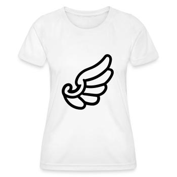 Angel Wings - Women's Functional T-Shirt - white - Front - AI Model Female 172 dark (172cm)