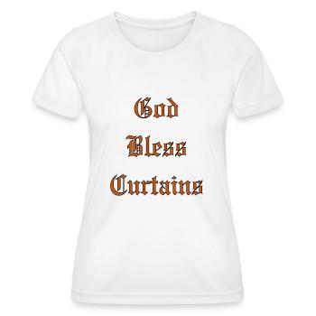 GodBlessRideaux - T-shirt sport Femme - blanc - Devant - AI Model Female 172 dark (172cm)