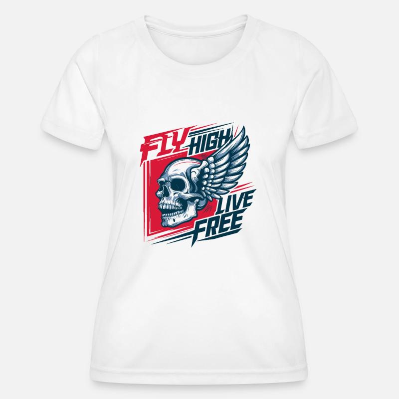 Fly high - Women's Functional T-Shirt - white