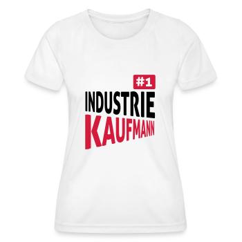 Industrial sales - Women's Functional T-Shirt - white - Front - AI Model Female 172 dark (172cm)