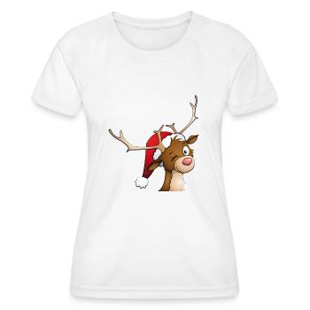 Sans tache - T-shirt sport Femme - blanc - Devant - AI Model Female 172 dark (172cm)