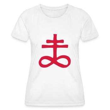Satan__V001 - Women's Functional T-Shirt - white - Front - AI Model Female 172 dark (172cm)