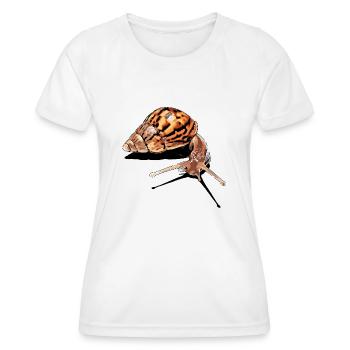 snail - snail - Women's Functional T-Shirt - white - Front - AI Model Female 172 dark (172cm)