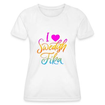 Sweden Sweden Viking Norden Scandinavia fika - Women's Functional T-Shirt - white - Front - AI Model Female 172 dark (172cm)