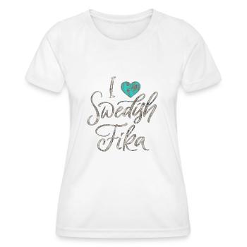 Sweden Sweden Viking Norden Scandinavia fika - Women's Functional T-Shirt - white - Front - AI Model Female 172 dark (172cm)