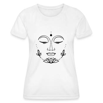 Buddaha! - Frauen Funktions-T-Shirt - Weiß - Vorne - AI Model Female 172 dark (172cm)