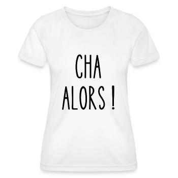 cha alors - T-shirt sport Femme - blanc - Devant - AI Model Female 172 dark (172cm)