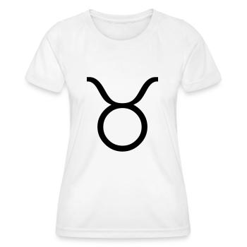 Taurus - Women's Functional T-Shirt - white - Front - AI Model Female 172 dark (172cm)
