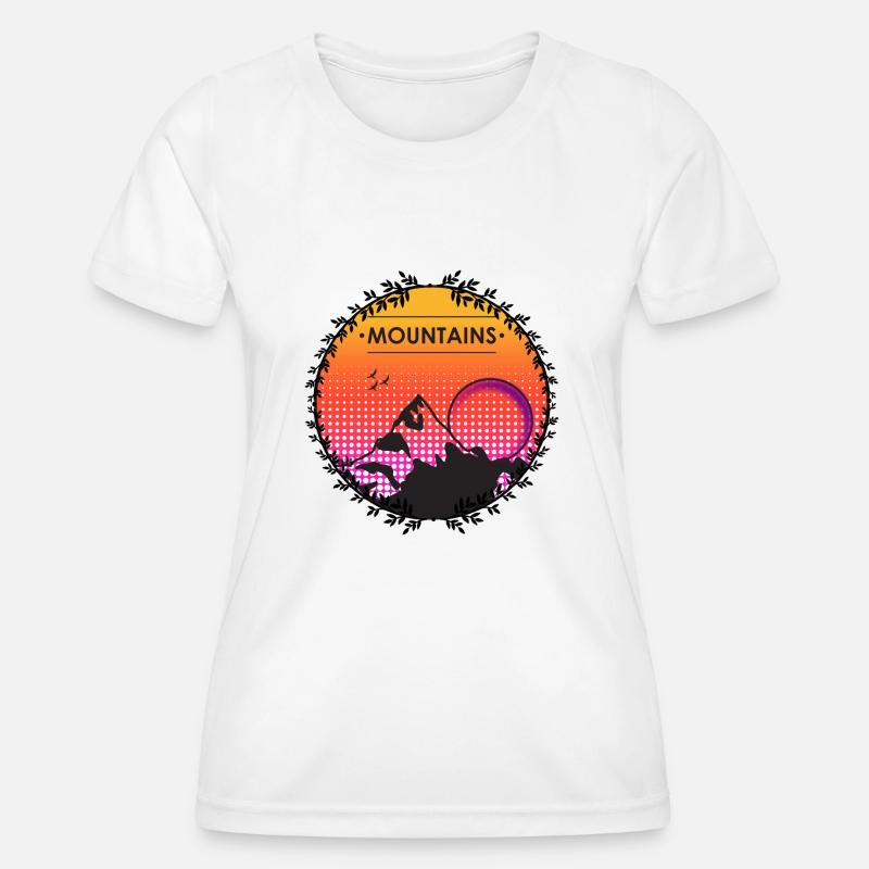 Shining Mountains - Women's Functional T-Shirt - white