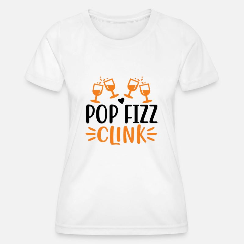 Pop Fizz Clink 01 - Women's Functional T-Shirt - white