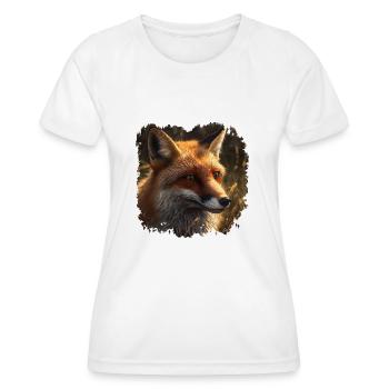 Foxes, as a rule, live near forests - Women's Functional T-Shirt - white - Front - AI Model Female 172 dark (172cm)
