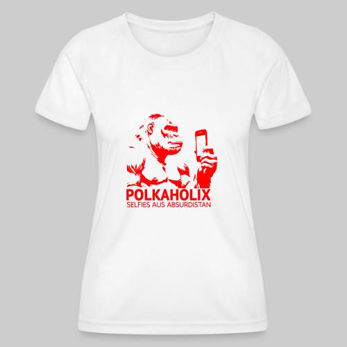 Selfies from Absurdistan - motif red/red - Women's Functional T-Shirt