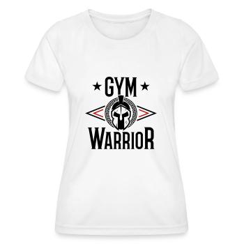Gym Warrior Training Spartan - Frauen Funktions-T-Shirt - Weiß - Vorne - AI Model Female 172 dark (172cm)