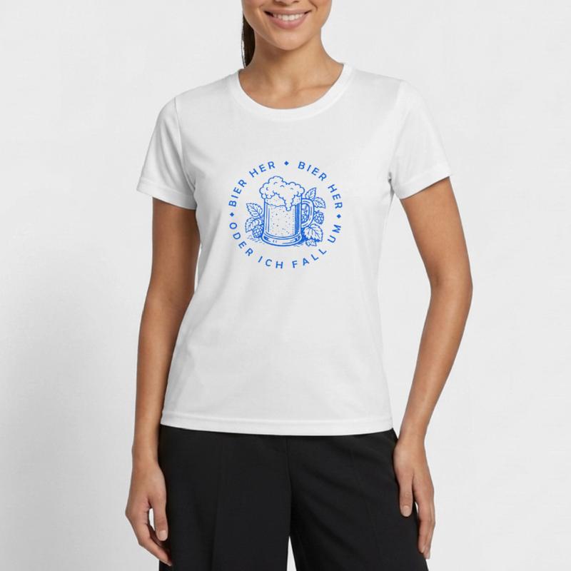 Bees here - Oder ich fall um! Women's Functional T-Shirt