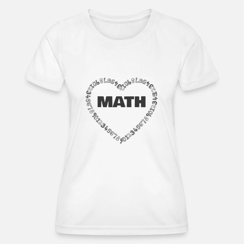 Math - Mathematics Lover - Women's Functional T-Shirt - white
