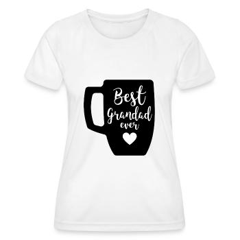 best grandad ever - Women's Functional T-Shirt - white - Front - AI Model Female 172 dark (172cm)