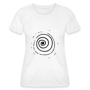 Spirale - Frauen Funktions-T-Shirt - Weiß - Vorne - AI Model Female 172 dark (172cm)