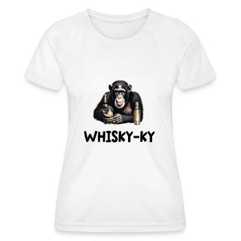 whisky-ky - T-shirt sport Femme - blanc - Devant - AI Model Female 172 dark (172cm)