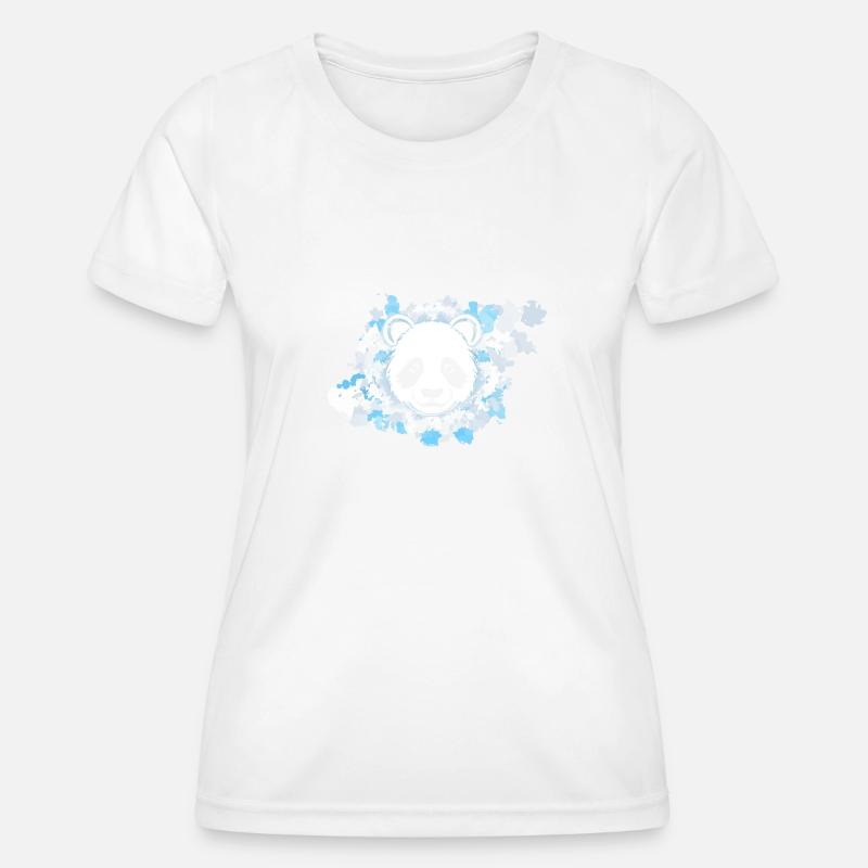 Panda Bear Head - Women's Functional T-Shirt - white