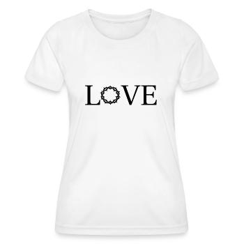 Jésus-Christ de Nazareth Foi Bible Jésus - T-shirt sport Femme - blanc - Devant - AI Model Female 172 dark (172cm)