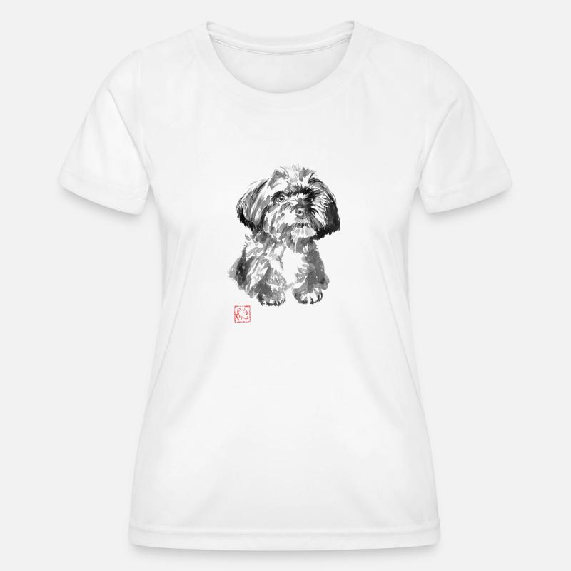 Canis Minor - Women's Functional T-Shirt - white