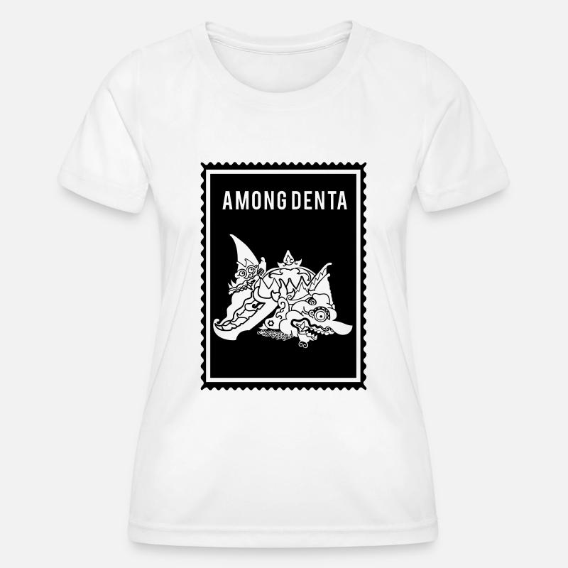 Among Denta- Wayang - Women's Functional T-Shirt - white