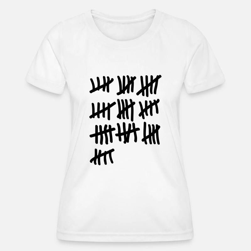 Fifty tally - Women's Functional T-Shirt - white