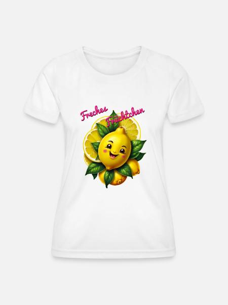 Freches Früchtchen - Frauen Funktions-T-Shirt - Weiß