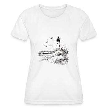Phare - T-shirt sport Femme - blanc - Devant - AI Model Female 172 dark (172cm)