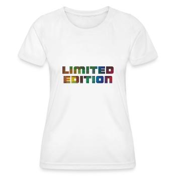 Édition limitée - T-shirt sport Femme - blanc - Devant - AI Model Female 172 dark (172cm)