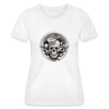 Conscience - T-shirt sport Femme - blanc - Devant - AI Model Female 172 dark (172cm)