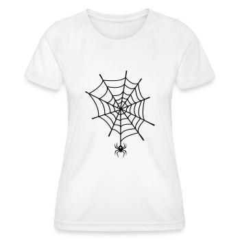 Spider - Frauen Funktions-T-Shirt - Weiß - Vorne - AI Model Female 172 dark (172cm)