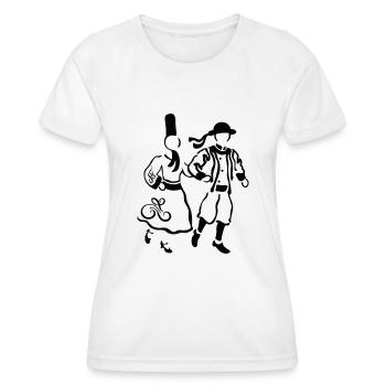 Breizh - Frauen Funktions-T-Shirt - Weiß - Vorne - AI Model Female 172 dark (172cm)
