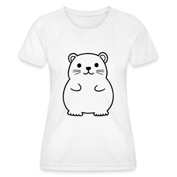 Murmeltier - Frauen Funktions-T-Shirt - Weiß - Vorne - AI Model Female 172 dark (172cm)
